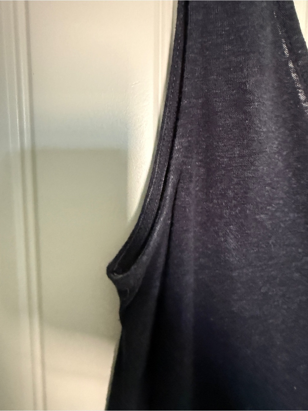 H&M Linen Blend Tank size Small Dark Navy - Picture 4 of 4
